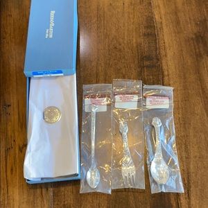 Reed & Barton Safari Baby Silver fork and spoons